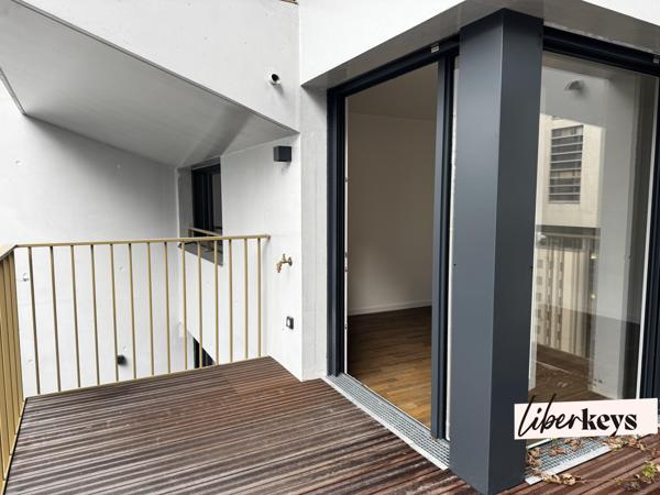 Appartement 2/3 pièces - Balcon - Immeuble neuf - Paris 13