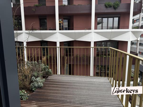 Appartement 2/3 pièces - Balcon - Immeuble neuf - Paris 13