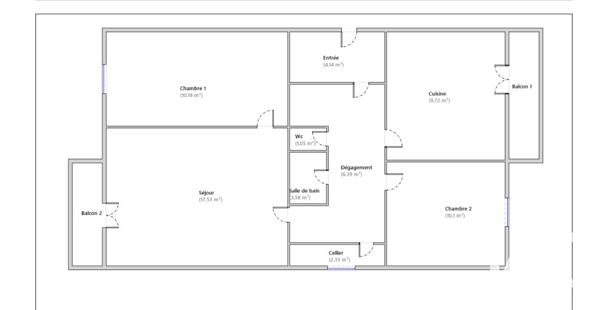 Appartement à vendre 4 pièces 75,05 m² Créteil
