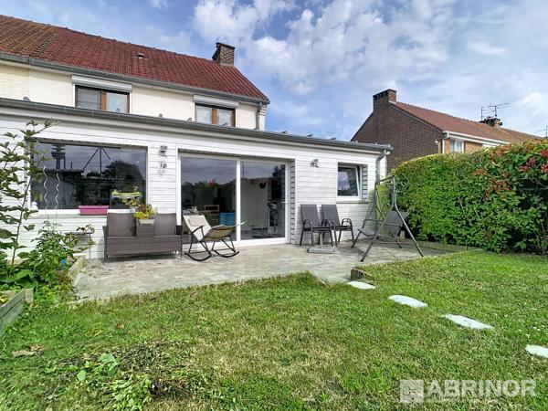 MAISON SEMI INDIVIDUELLE, SEMI PLAIN PIED, 3CHAMBRES, JARDIN GARAGE VILLENEUVE D ASCQ