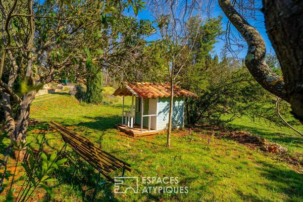 Architecture néo-provençale au coeur d’une oliveraie dans le Haut-Var