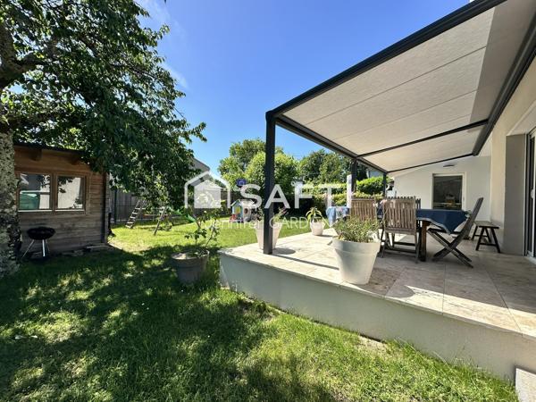 Maison familiale rénovée de 132m²  – 4 chambres – Terrain de 556m² – Quartier recherché