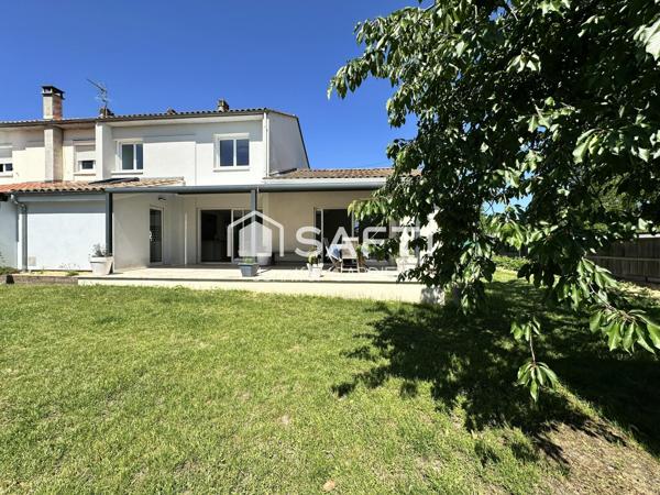 Maison familiale rénovée de 132m²  – 4 chambres – Terrain de 556m² – Quartier recherché