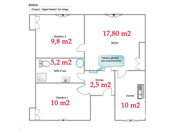 Apartment for sale 4 rooms 57 m² Épernay