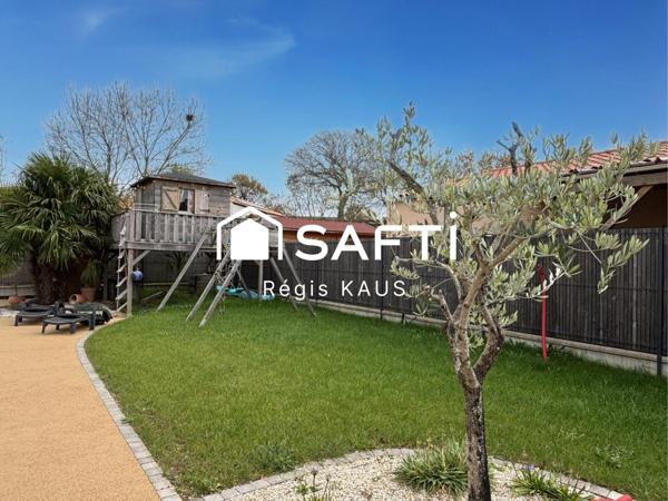 maison plain-pied 5 chambres, piscine, 15 mn de la mer