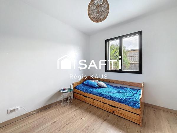 maison plain-pied 5 chambres, piscine, 15 mn de la mer