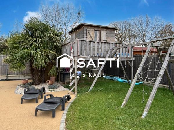 maison plain-pied 5 chambres, piscine, 15 mn de la mer