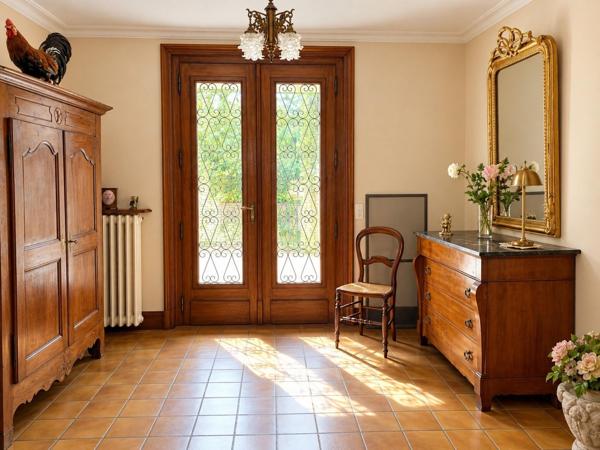 Maison 140m² avec jardin, garages et locaux professionnels