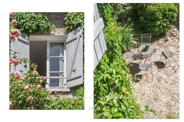 Une maison en pierre pleine de charme… avec un jardin que l’on n’attend pas