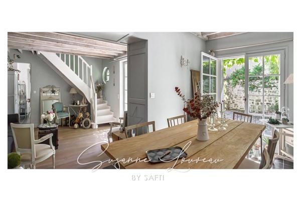 Une maison en pierre pleine de charme… avec un jardin que l’on n’attend pas