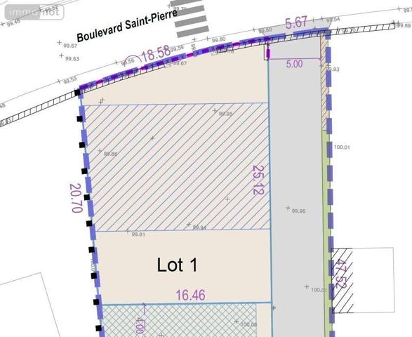 Terrain à Batir à vendre à Questembert dans le Morbihan (56230), ref : 56084-315