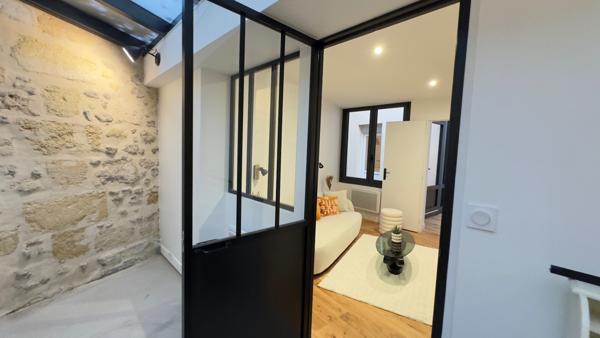 BORDEAUX APPARTEMENT 70M² T4 QUARTIER FONDAUDÈGE  AVEC BUREAU COUR PRIVATIVE ET CALME ABSOLU