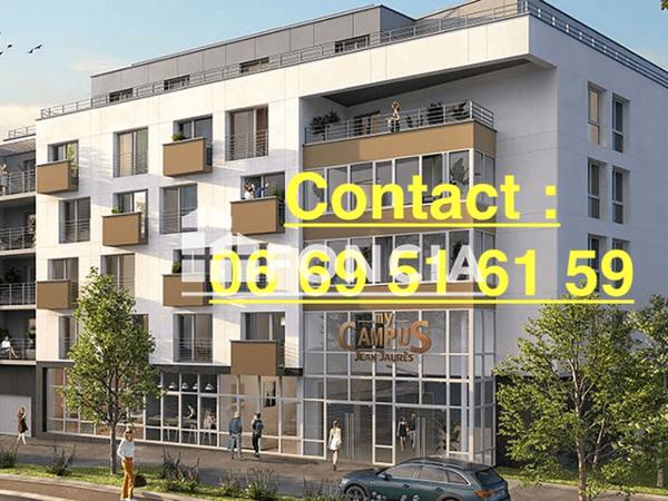 Location Appartement 2 pièces 43.1 m² - 86-90 BOULEVARD JEAN JAURES Joue-les-tours 37300