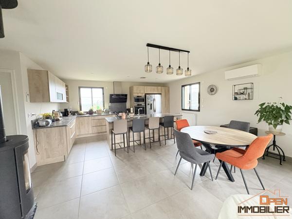 Maison 128m²-Garage-Terrain 3 370m²