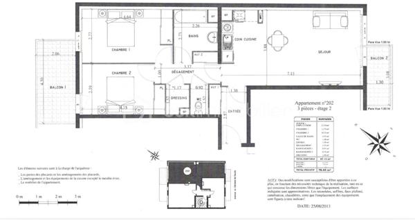 Situé en plein cœur de Pontault-Combault, à proximité immédiate des commerces, des écoles, et du RER É venez découvrir ce bel appartement 3 pièces d’environ 66m2 situé au 2e étage d’une résidence de 2015.
L’appartement se compose d’une ENTRÉE AVEC PLACARD, d’un SÉJOUR LUMINEUX avec CUISINE OUVERTE, la pièce de vie donne accès à un BALCON idéal pour profiter de l’extérieur. 
L’espace nuit comprend deux chambres dont une avec accès à un SECOND BALCON, une BUANDERIE, une salle de bain, ainsi que des WC SÉPARÉS.
TRAVERSANT ET LUMINEUX, ce bien bénéficie d’une belle luminosité tout au long de la journée.
Un DOUBLE STATIONNEMENT EN PARKING SUPERPOSÉ complète ce bien.
Les + : 
- Résidence de 2015 
- DEUX BALCONS 
- BUANDERIE 
- WC SÉPARÉS 
- DEUX PLACES DE PARKING EN SOUS-SOL SÉCURISÉ
- CENTRE-VILLE PROCHE RER