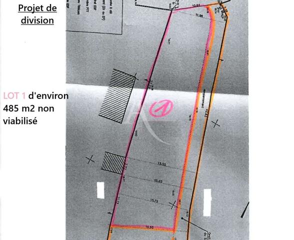 Terrain Brem Sur Mer 485 m2