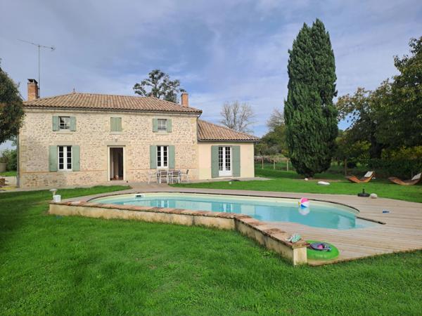 Charmante maison rénovée avec goût – entre Sainte-Bazeille et Marmande