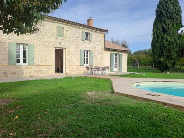 Charmante maison rénovée avec goût – entre Sainte-Bazeille et Marmande