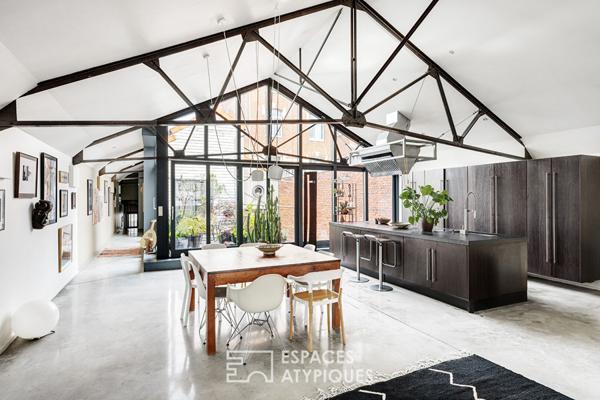 Loft contemporain avec patio, en plein coeur de Wazemmes