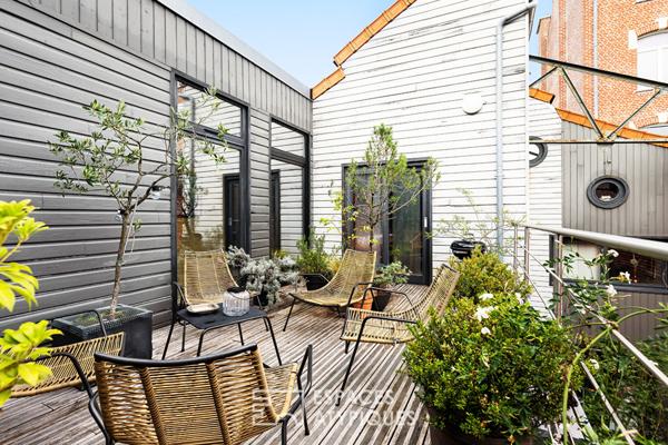 Loft contemporain avec patio, en plein coeur de Wazemmes