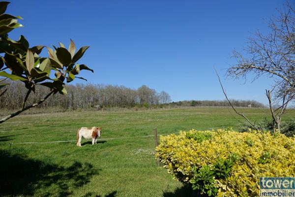 MAISON DE MAITRE 200 m2 ET SA GRANGE EN PIERRE sur terrain 4.85 HA BASSE VALLE DU LOT 46700