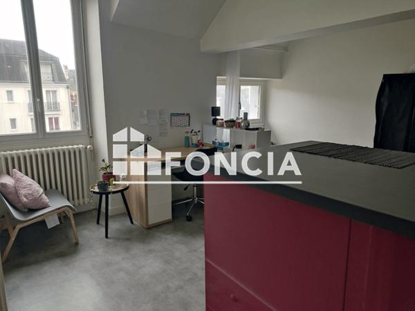 Location Studio 21.96 m² - 16 18 BOULEVARD DU ROI RENE Angers 49100