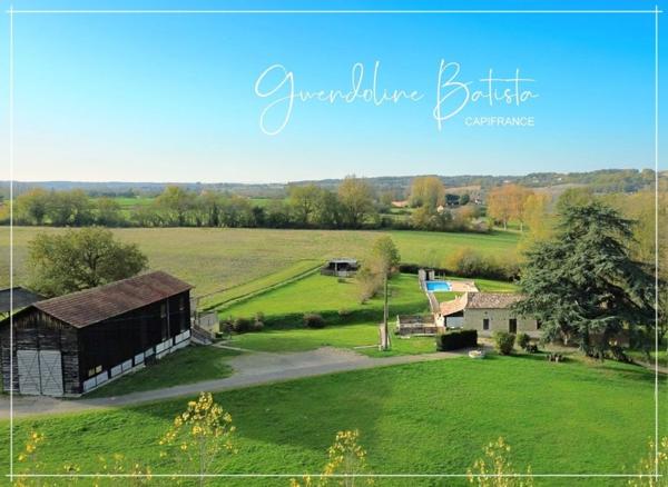 Superbe propriété composée d'une Maison Principale et de 3 Gîtes - Terrain 1,9 Ha avec Piscine