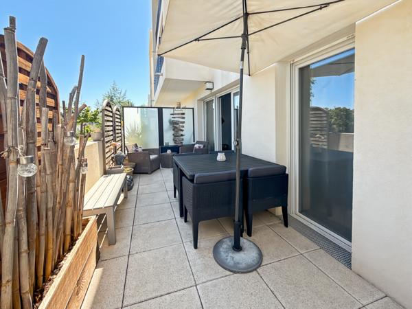Montpellier (34070) Appartement T2 en RDC avec terrasse expo sud-est