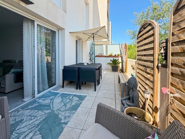 Montpellier (34070) Appartement T2 en RDC avec terrasse expo sud-est