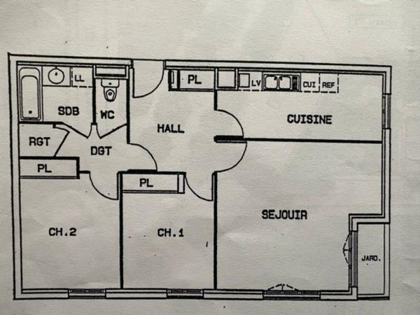 Appartement LYON 70.65 m²