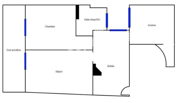 Appartement 2 Pièces en rdc avec terrasse - Martyrs 75009