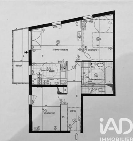 Appartement à vendre 3 pièces 66 m² Saint-Ouen-sur-Seine