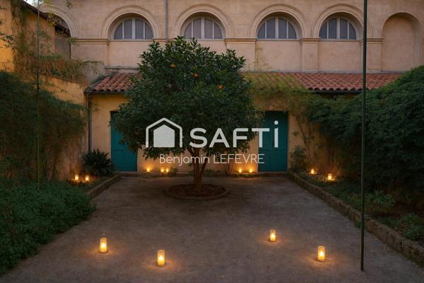 T3 EN RDJ FERMÉ AVEC TERRASSE, COUR ET BÂTI EN FOND DE COUR