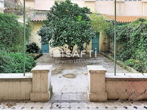 T3 EN RDJ FERMÉ AVEC TERRASSE, COUR ET BÂTI EN FOND DE COUR