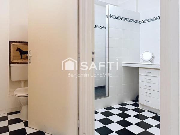 T3 EN RDJ FERMÉ AVEC TERRASSE, COUR ET BÂTI EN FOND DE COUR