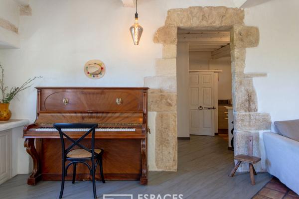 Maison de village ouverte sur la nature