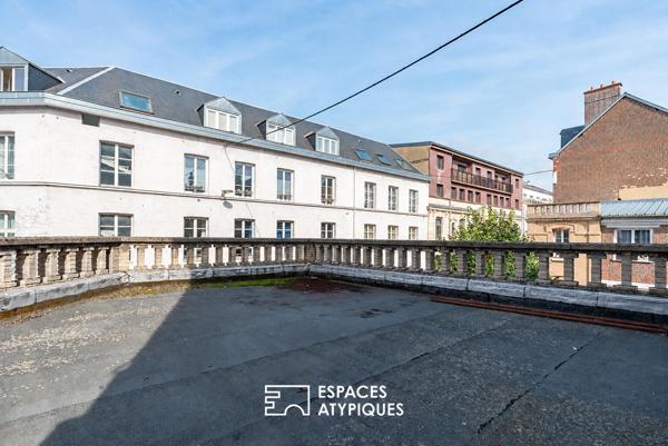 Appartement avec toit terrasse proche place du Vieux Marché