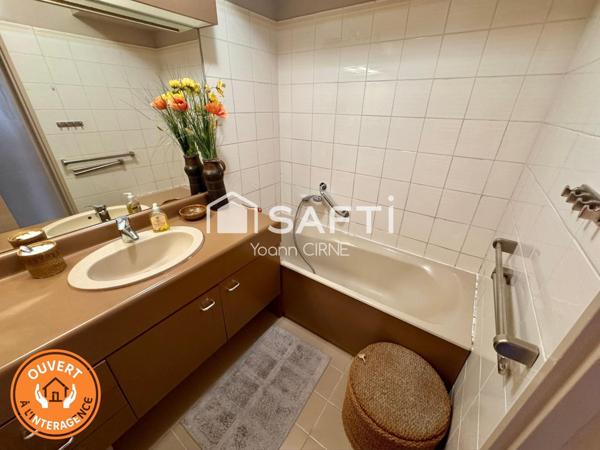 Appartement de type 3 65 m2 avec extérieur et stationnement privatif en sous sol