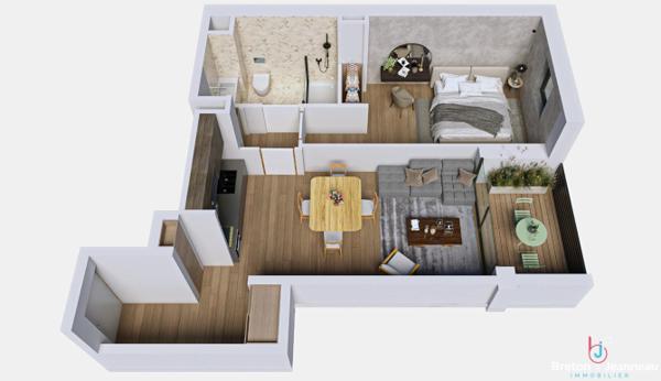 Appartement T2 quartier Gare à Laval