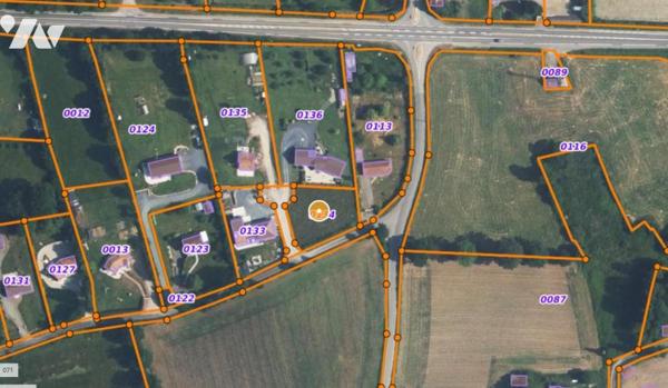 Terrain à bâtir de 1 289m²