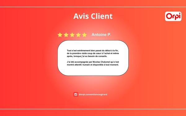 Appartement à vendre    5 pièces • 99,03 m2 Paris 15