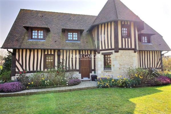 Normandie  - Proche Cabourg - Maison à vendre - 4 chambres -Jardin - Piscine