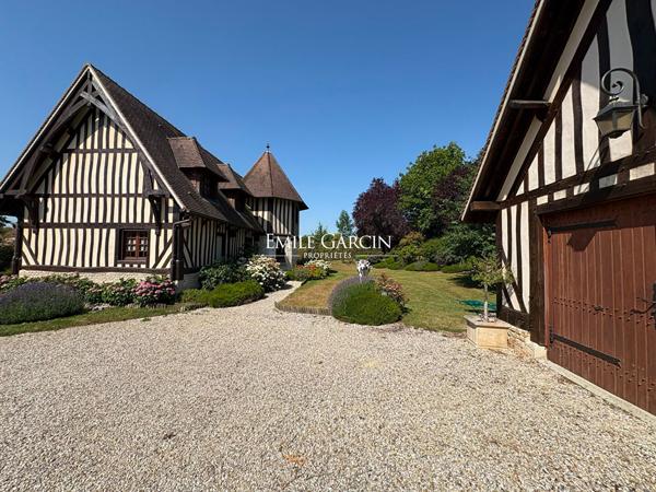 Normandie  - Proche Cabourg - Maison à vendre - 4 chambres -Jardin - Piscine