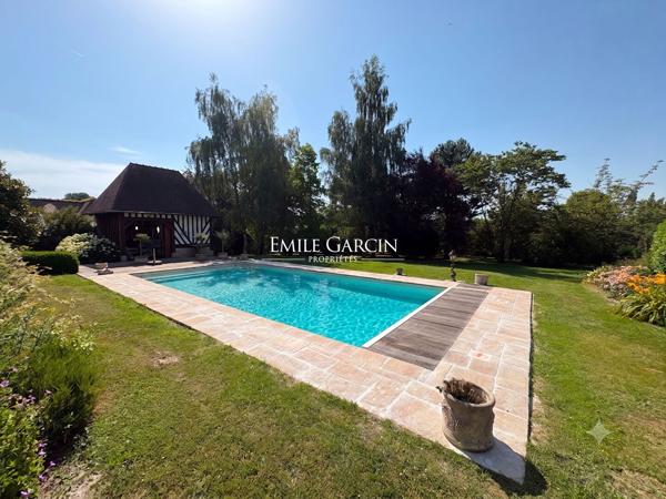 Normandie  - Proche Cabourg - Maison à vendre - 4 chambres -Jardin - Piscine