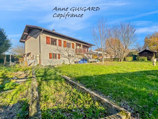 MARIGNY-SAINT-MARCEL (74) : Jolie maison individuelle au calme , très beau jardin plat complanté