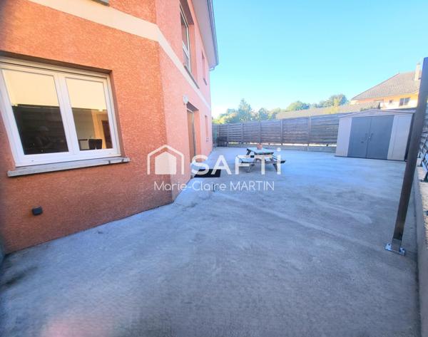 Morestel – Appartement comme une maison avec terrasse (101 m²) - T4 transformé en T3 - 72.97 m²