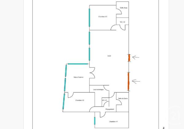 à vendre  141,09 m2 NICE - 06