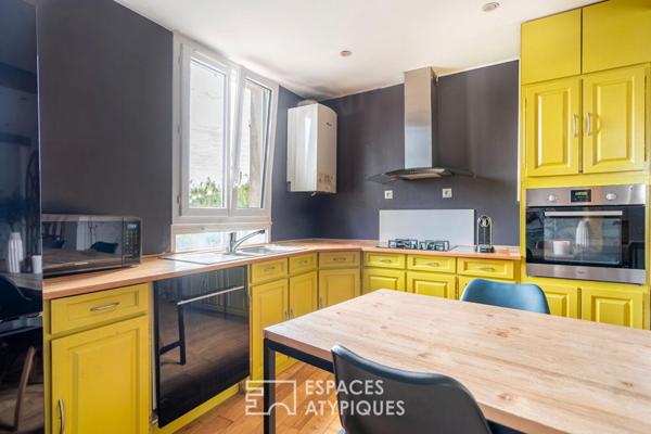 Appartement de charme à l’esprit contemporain au dernier étage