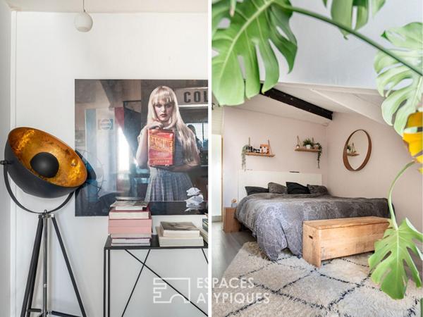 Appartement de charme à l’esprit contemporain au dernier étage
