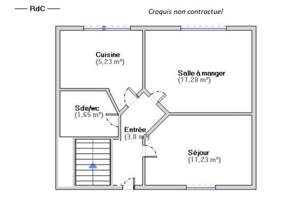Maison 4 pièces - 65 m²